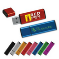 Rectangle Anodized Aluminum Flash Drive AB - 2 3/8" Long (2 GB)